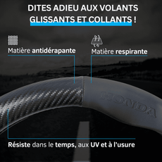 Couvre volant Honda en fibre de carbone