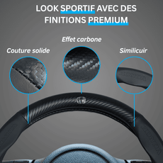 Couvre volant Honda en fibre de carbone
