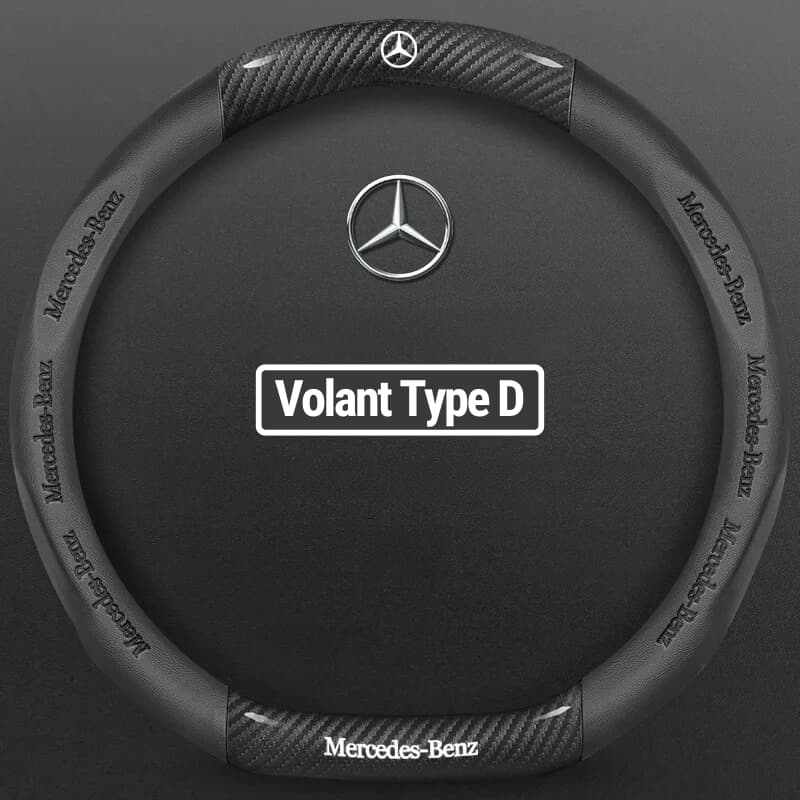 couvre volant Mercedes noir