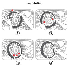 couvre volant Mercedes facile à installer