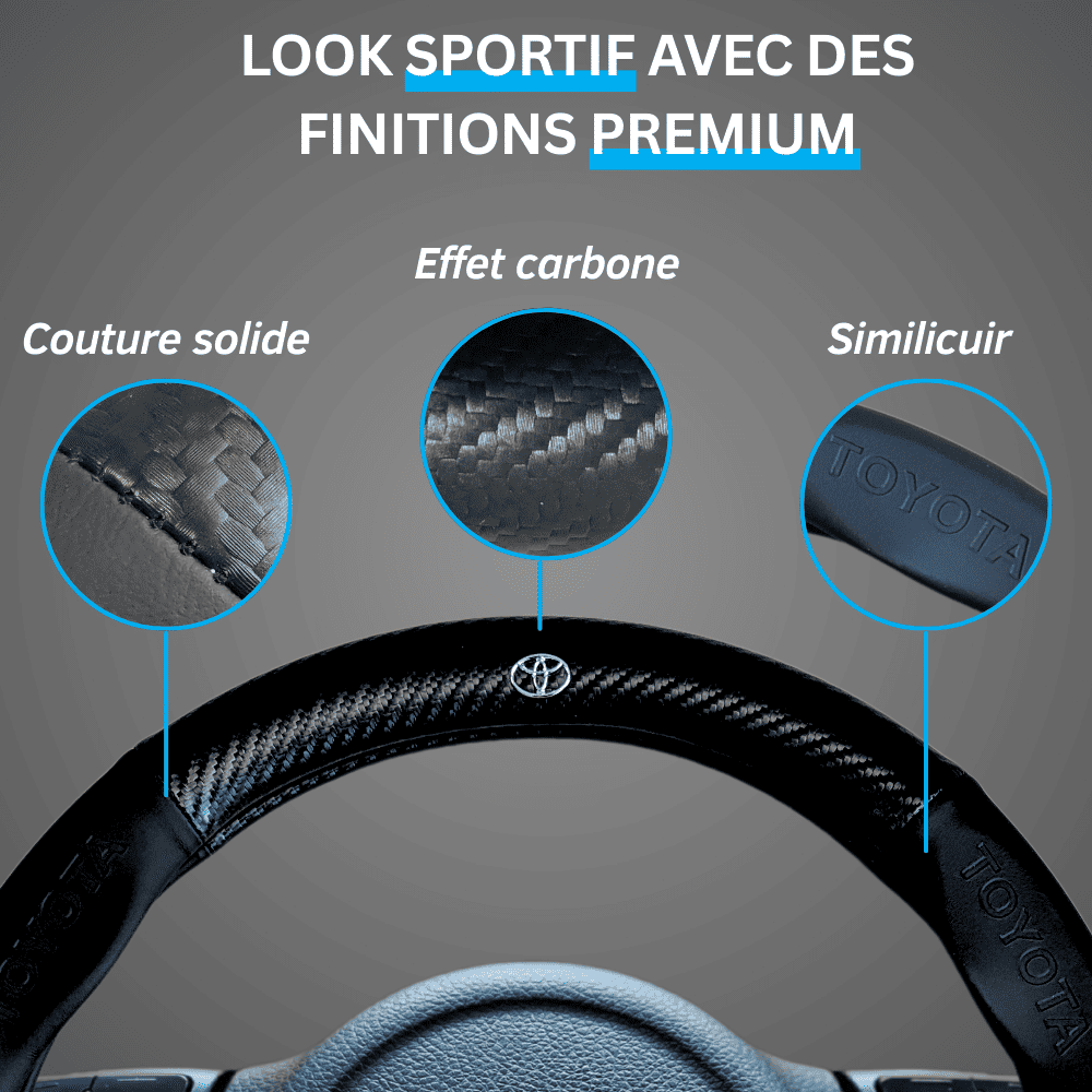 couvre volant sport Toyota grip