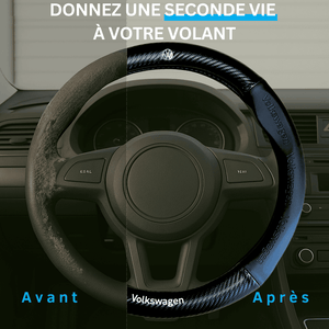 Couvre volant Volkswagen en fibre de carbone