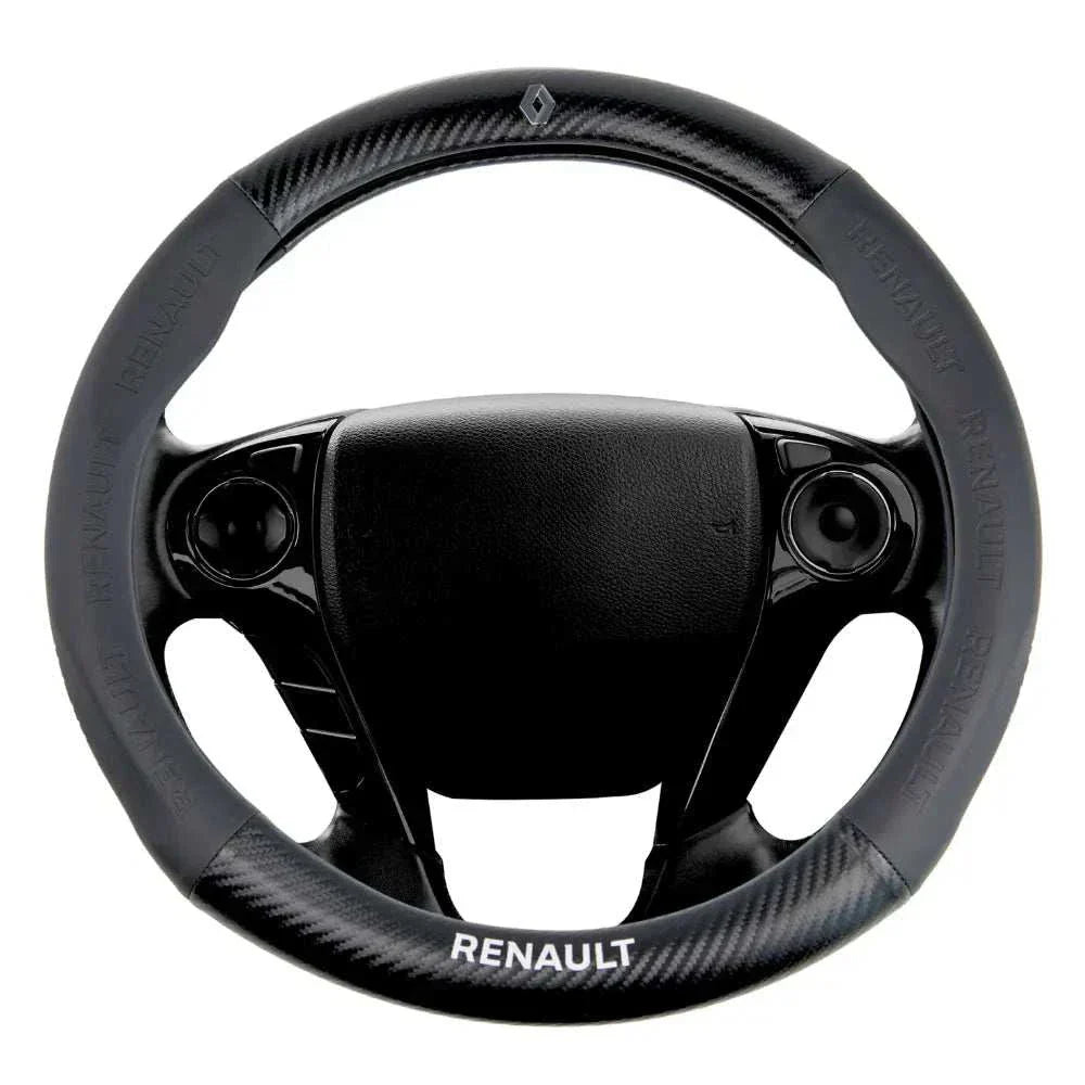 Couvre volant Renault compatible Clio, Twingo, Captur, Mégane, Scénic, Kadjar, Austral, Arkana, Koleos, Laguna