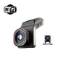 Dash Cam Ultra HD Night Vision Mini Stealth Camera with Unobstructed View, Wifi Smartphone Connectivity, One-Tap Playback, 140-D