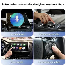 Adaptateur USB sans fil CarPlay & Android Auto connexion bluetooth