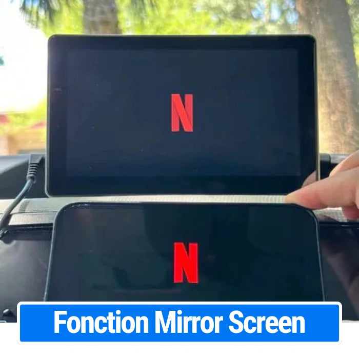 Carplay avec fonction partage d'écran et mirror screen