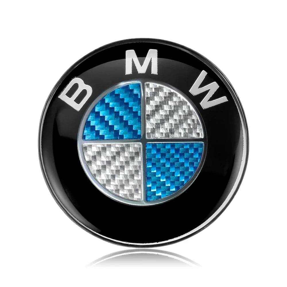 embleme BMW Bleu & Blanc carbon