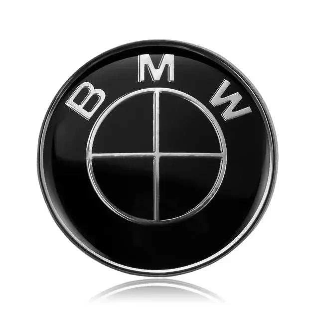 embleme BMW noir