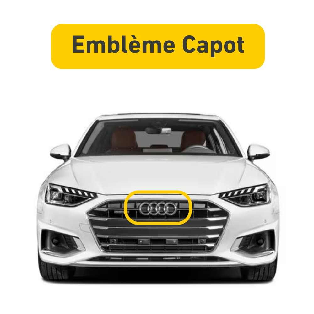 embleme de capot logo Audi Avant