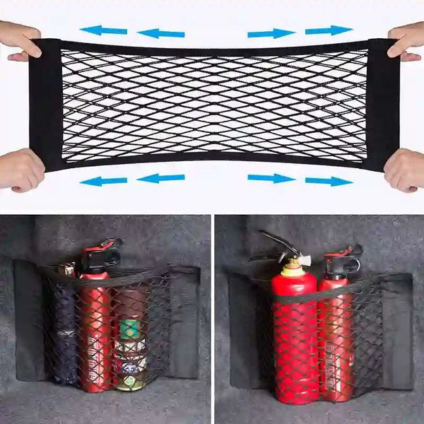 BTSKY Filet Élastique Robuste 90x120cm à 180x240cm Avec 12 Crochets ABS - Idéal Coffre Voiture, Porte-Bagages Toit Et Camping
