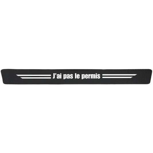 Protection seuil de porte "J’ai pas le permis"