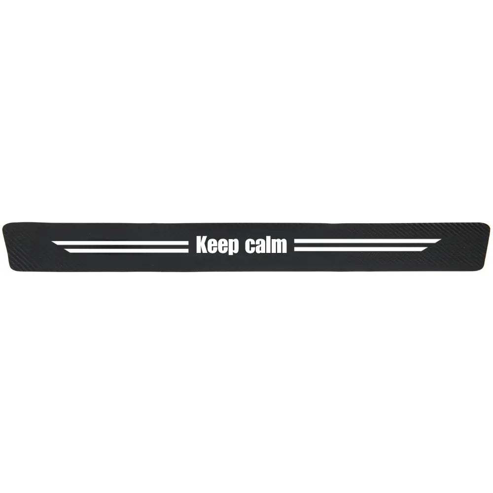 Protection seuil de porte "Keep calm"
