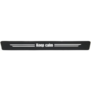 Protection seuil de porte "Keep calm"