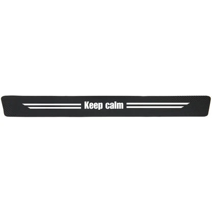 Protection seuil de porte "Keep calm"