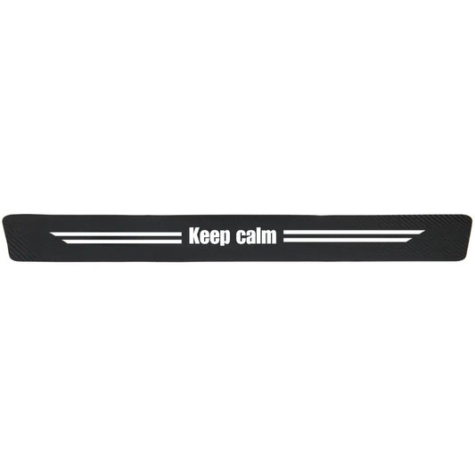 Protection seuil de porte "Keep calm"