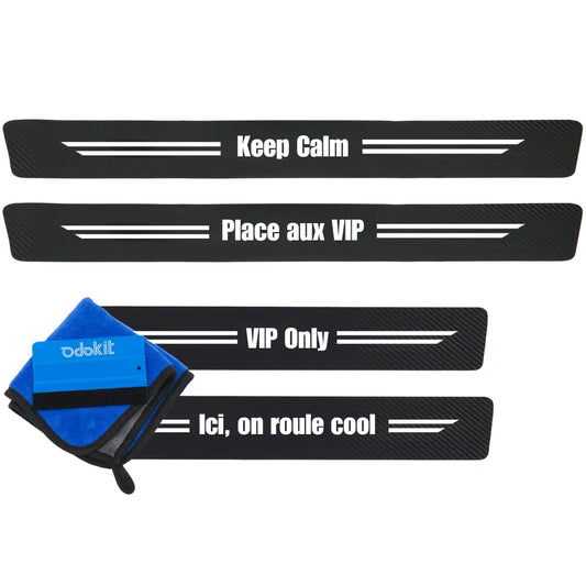 Pack protection seuil de porte "Keep Calm"