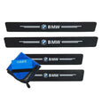 Protection seuil de porte BMW - Couvre seuil anti-rayures carbone 3D