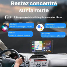 controle vocal siri Google assistant pour carplay auto