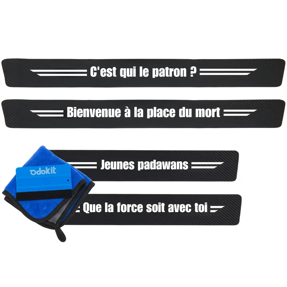 Pack protection seuil de porte "C'est qui le patron ?"