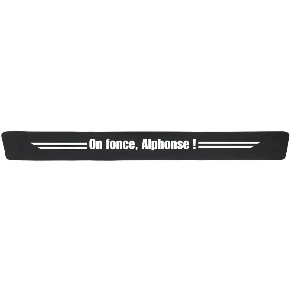 Protection seuil de porte "On fonce, Alphonse !"