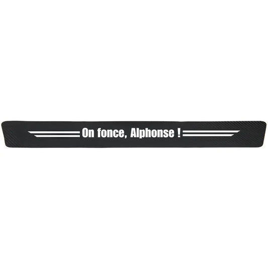 Protection seuil de porte "On fonce, Alphonse !"