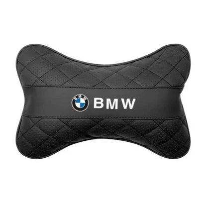 Oreiller en similicuir avec logo BMW