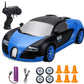 Voiture miniature télécommandée Bugatti Veyron bleue 1 batterie