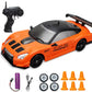 Voiture miniature télécommandée Nissan GTR GT3 orange 1 batterie