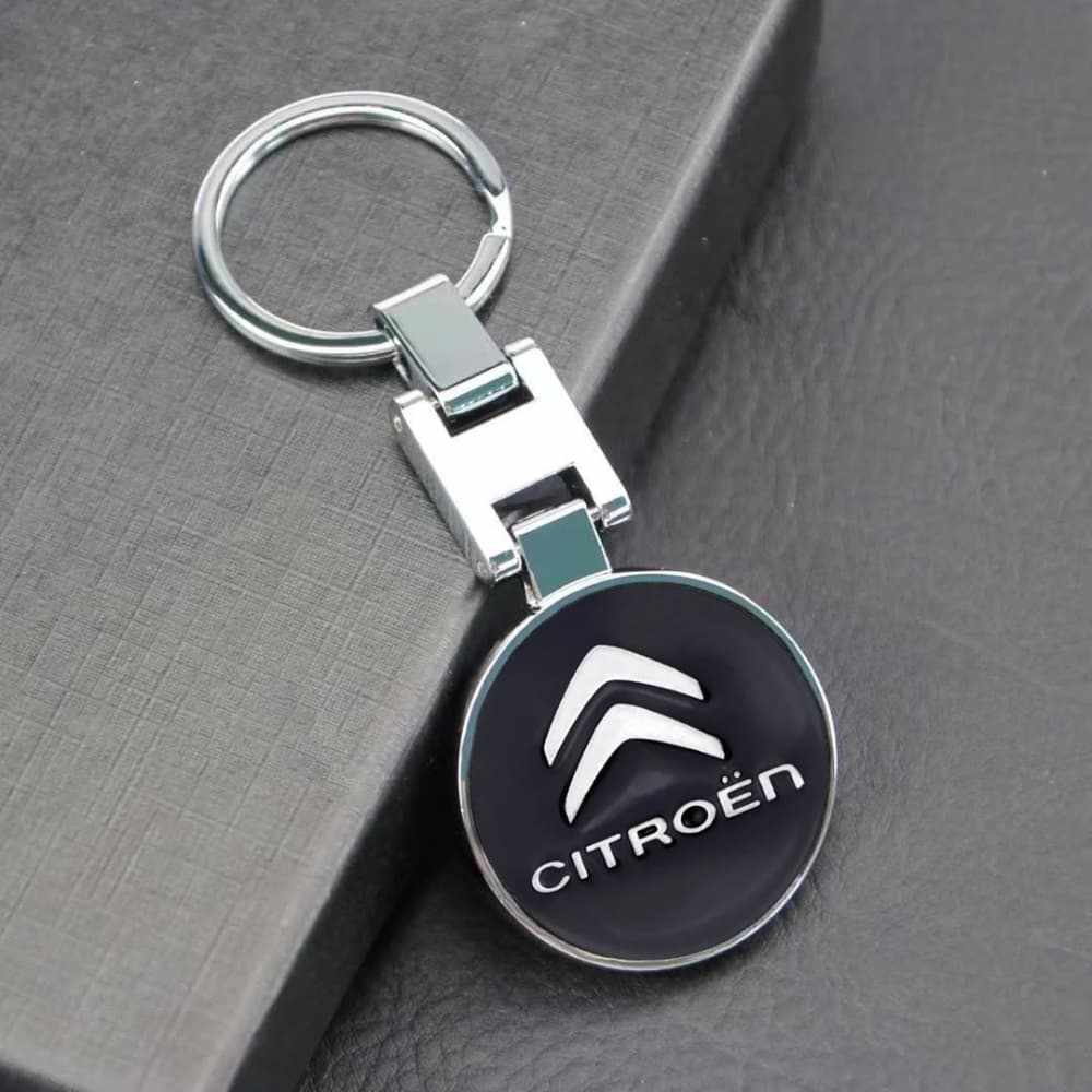 Porte-clés logo Citroën metalique accessoires