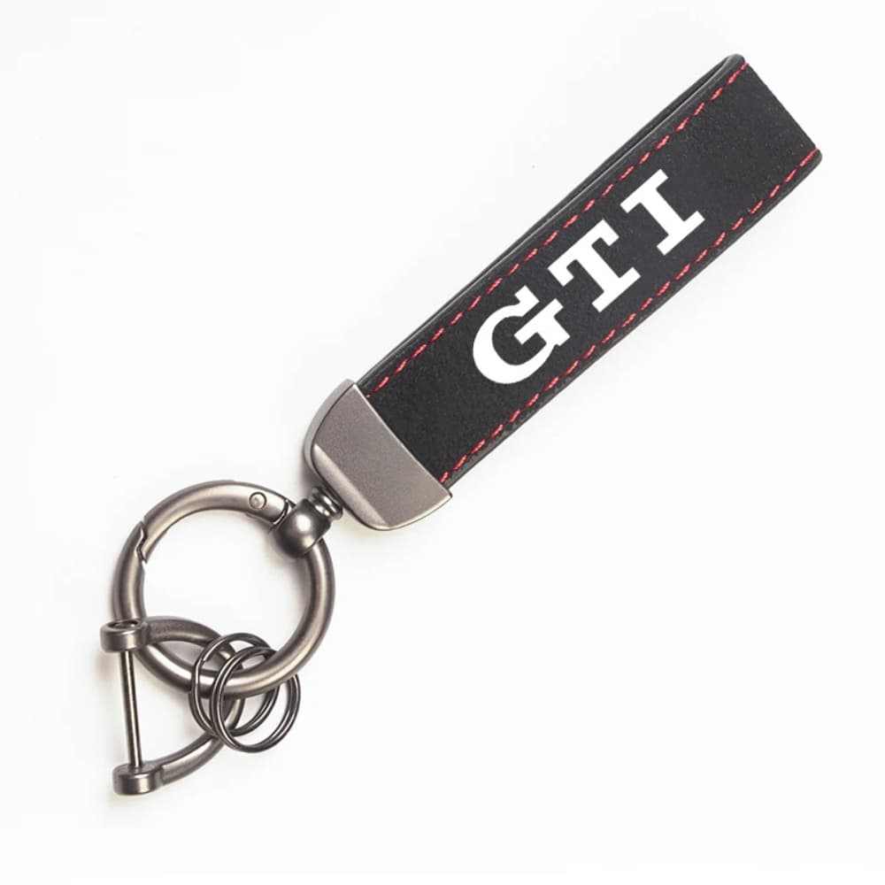 porte clés cuir logo Volkswagen GTI