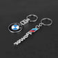 Porte-clés BMW avec emblème en métal