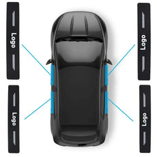 Position bas de porte protection seuil de porte avant arriere
