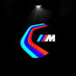 Projecteur de bienvenue BMW Motorrad logo embleme