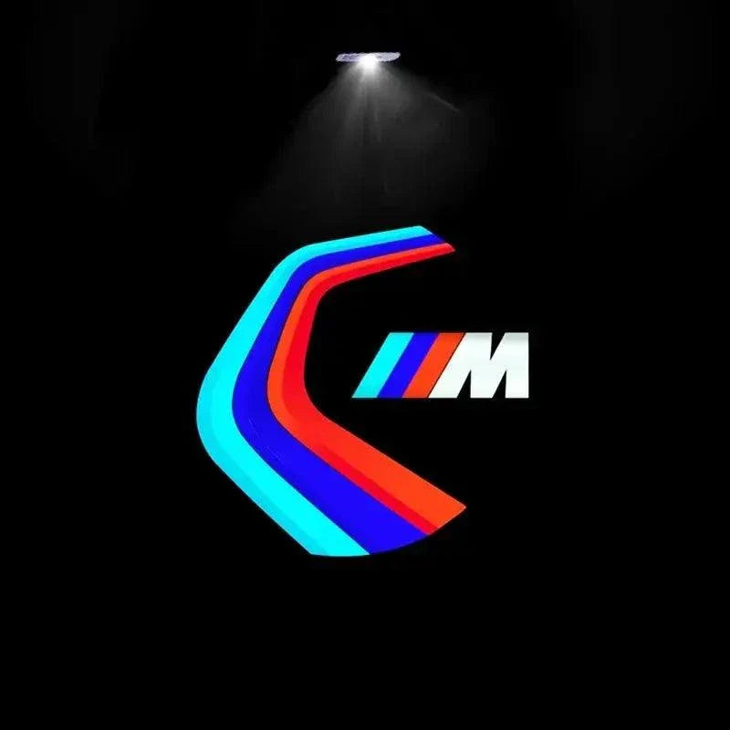 Projecteur de bienvenue BMW Motorrad logo embleme