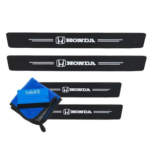 Protection seuil de porte logo honda voiture microfibre raclette