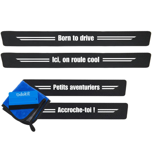 Pack protection seuil de porte "Born to drive"