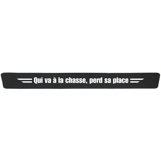 Protection seuil de porte "Qui va à la chasse, perd sa place"