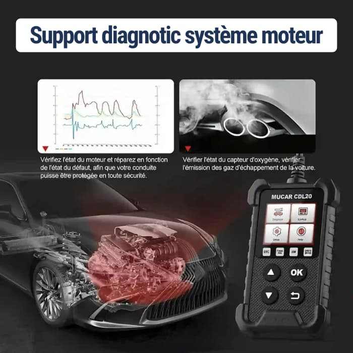 OBD2 Mucar CDL20 etat moteur