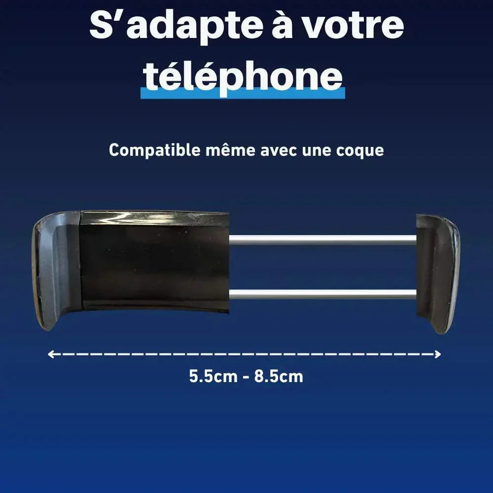 Support smartphone ajustable adaptable compatible voiture utilitaire téléphone extensible 