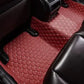 Tapis voiture Luxmium arrière rouge foncé