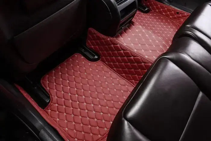 Tapis voiture Luxmium arrière rouge foncé