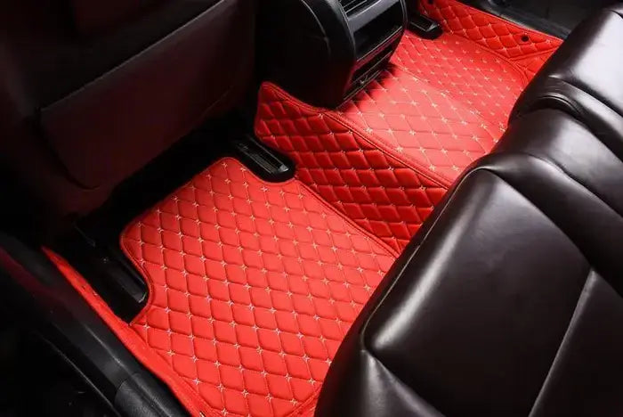 Tapis voiture Luxmium arrière rouge