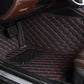 Tapis voiture Luxmium avant noir et rouge