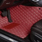 Tapis voiture Luxmium avant rouge foncé