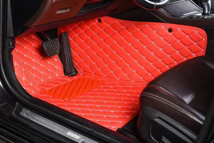 Tapis voiture Luxmium avant rouge