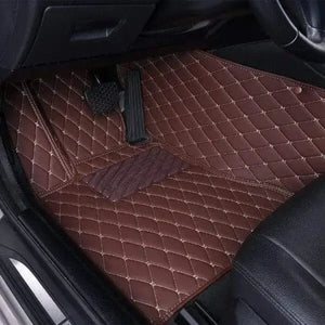 Tapis voiture Luxmium avant marron foncé