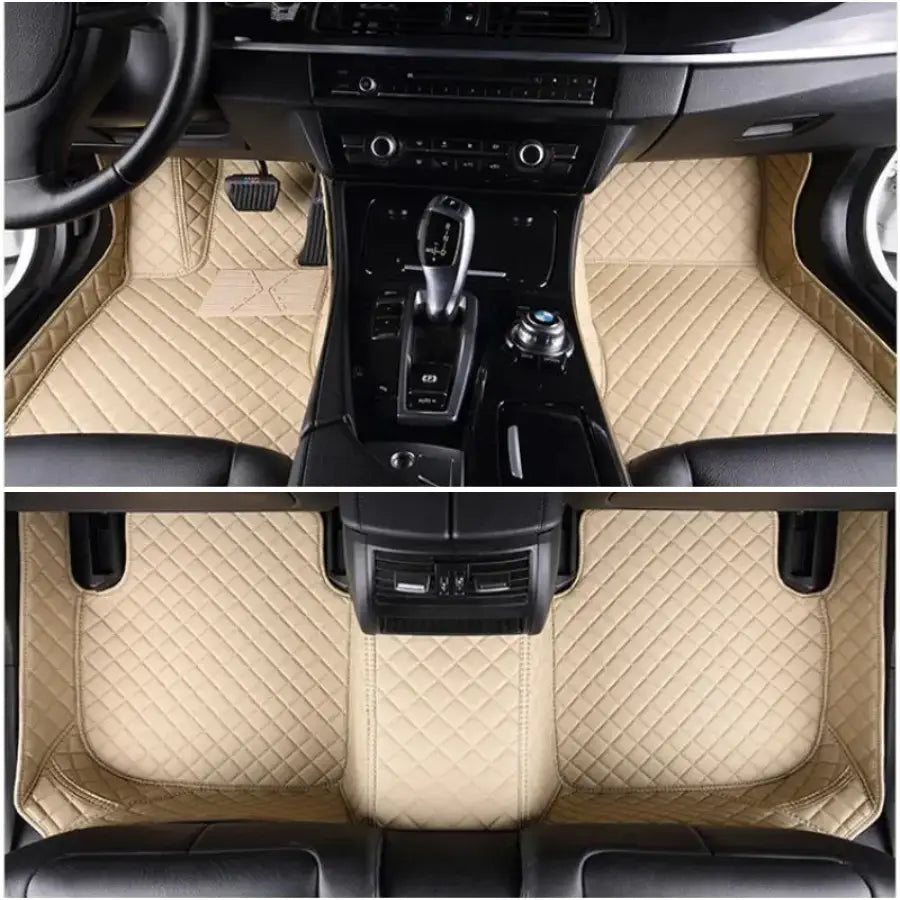 Tapis voiture sur mesure Luxmium beige