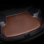 Tapis voiture Luxmium coffre marron foncé