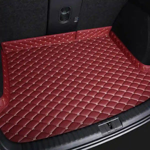 Tapis voiture Luxmium coffre rouge foncé