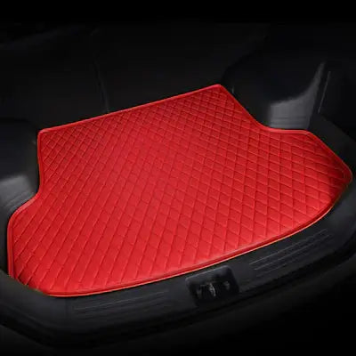 Tapis voiture Luxmium coffre rouge